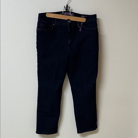 Gloria Vanderbilt Denim - Gloria Vanderbilt Amanda Women's Dark Blue Jeans size 14PS